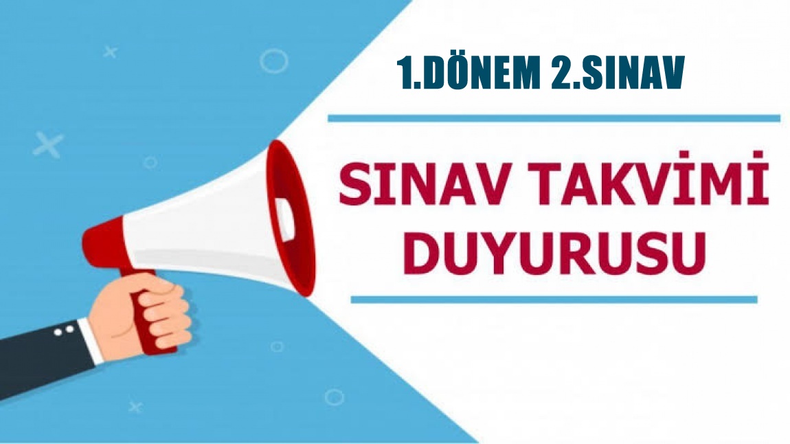 1.Dönem 2. Ortak Sınav Takvimi Yayınlandı